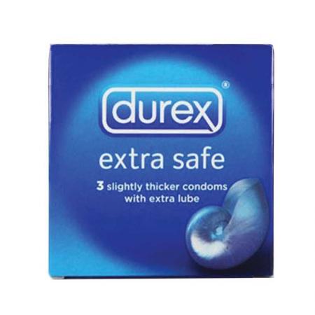 5 HỘP Bao Cao Su Durex Extra Safe hàng hiệu