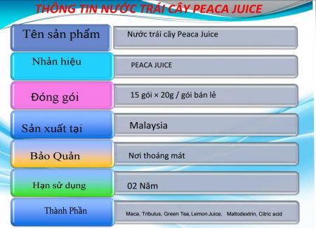 Peaca Juice qua hình ảnh