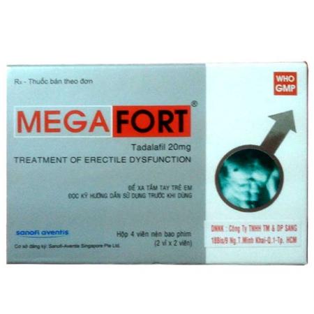 Thuốc tăng cường sinh lực nam Megafort chính hãng