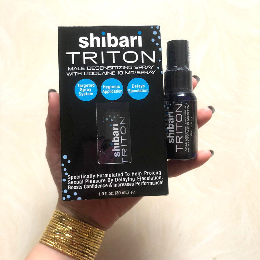 Thuốc xịt Shibari Triton Spray, kéo dài thời gian quan hệ